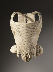 800px-Woman's_corset_figured_silk_1730-1740