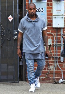 Kanye-West-wears-short-sleeve-hoodie-Fear-of-God-LA-tank-shirt-and-white-Nike-Air-Max-90-Sneakers-in-LA-1